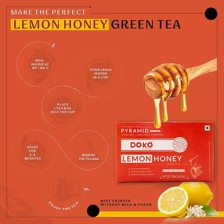 Lemon Honey Green Tea